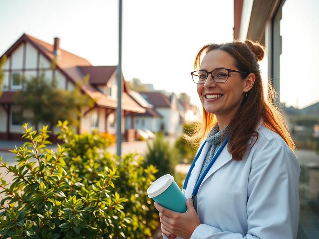 Plakat informacyjny o kolejkach do specjalistów w Leżajsku