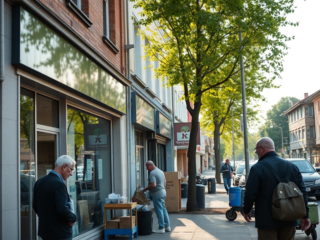 Budynek Urzędu Miasta lub Starostwa Powiatowego w Leżajsku, symbol pracy w administracji